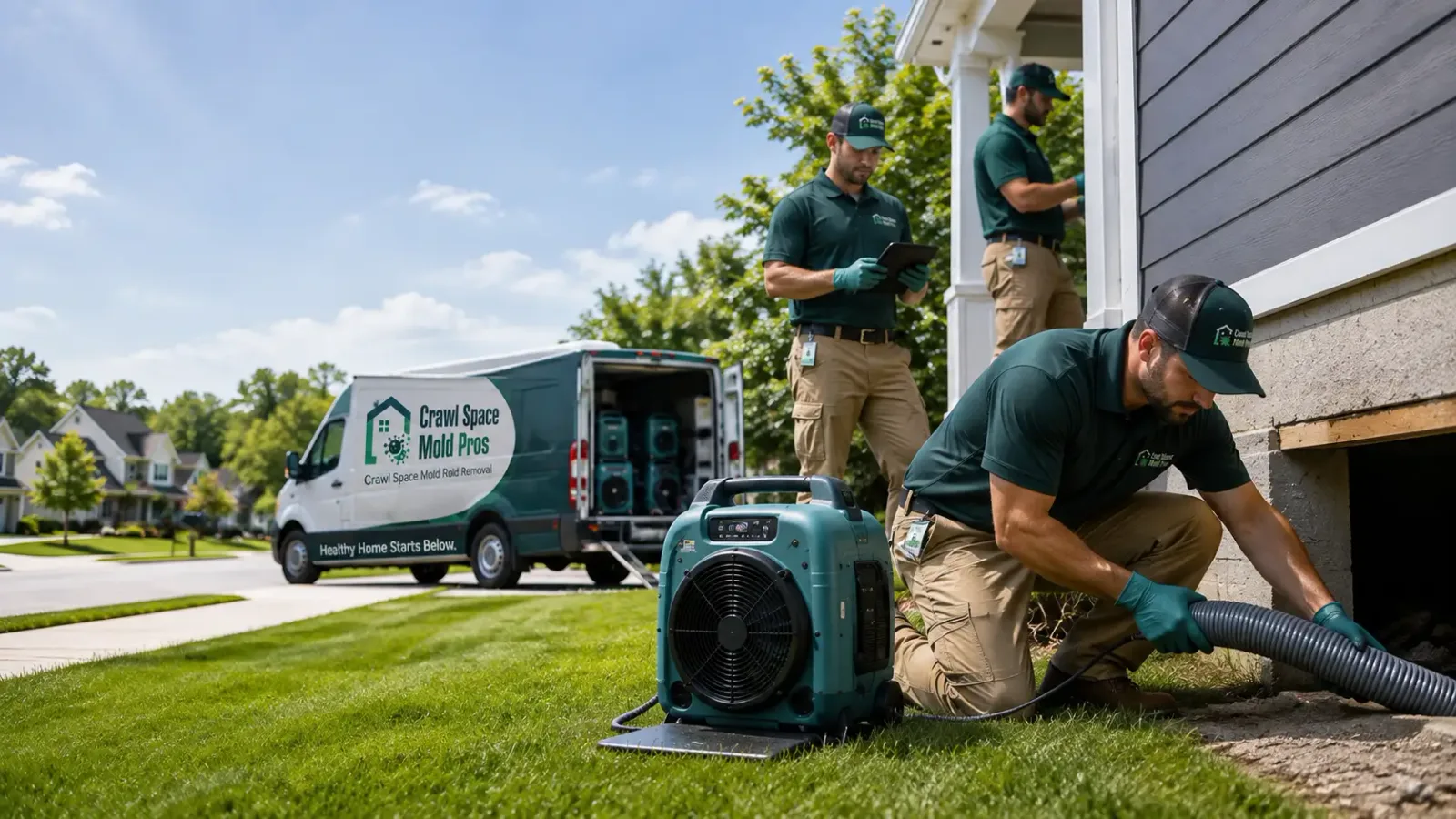 Crawl Space Mold Removal in Lost Hills, CA